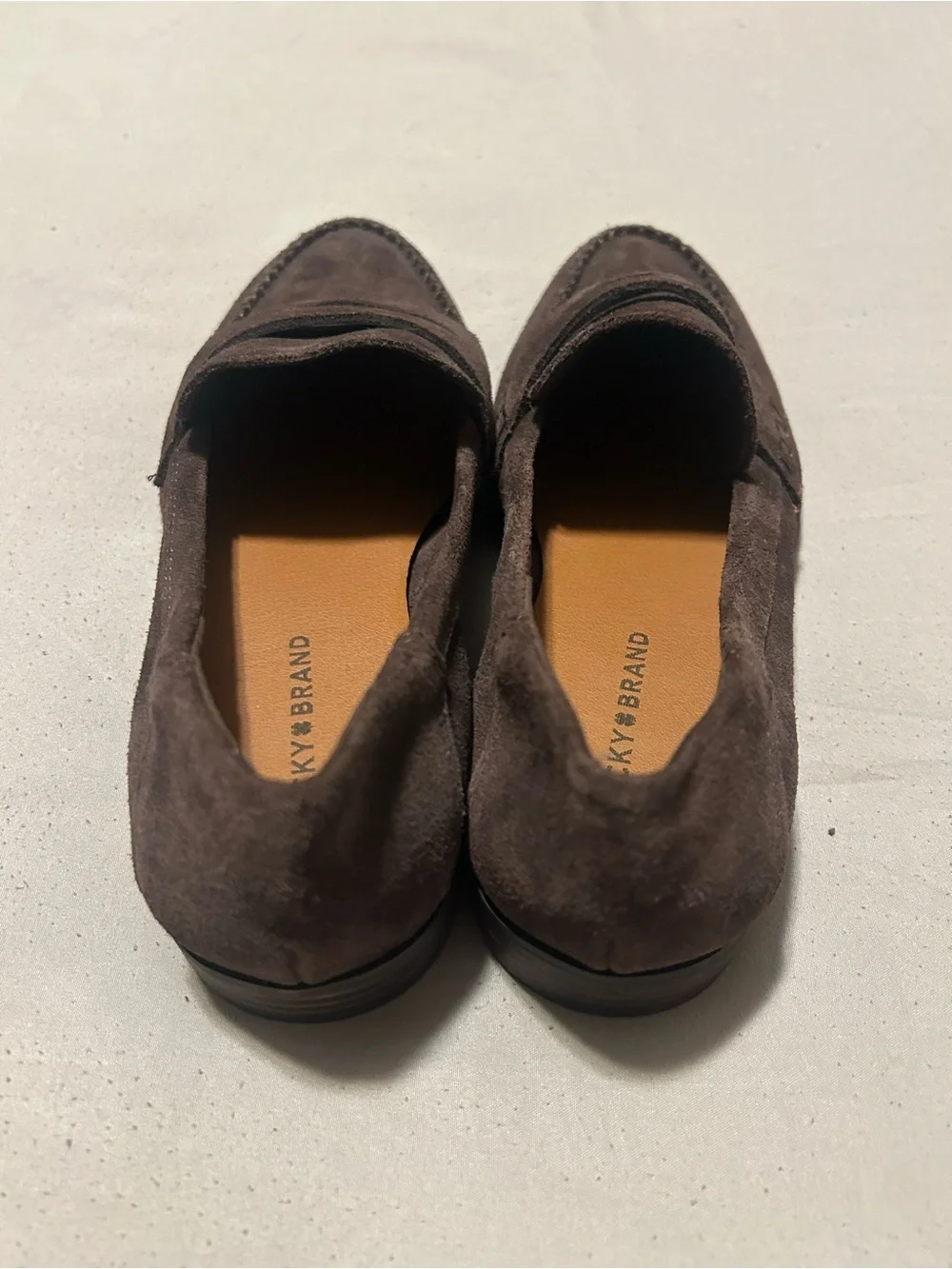 Lucky Brand brown suede